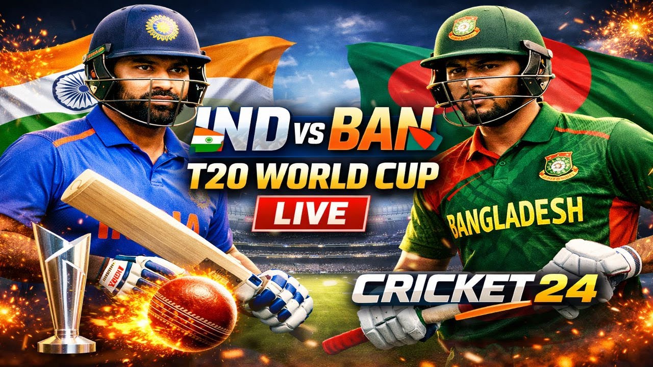India vs Full Match T20 World Cup LIVE 🔥 | Cricket 24 Gameplay | India vs Full Match