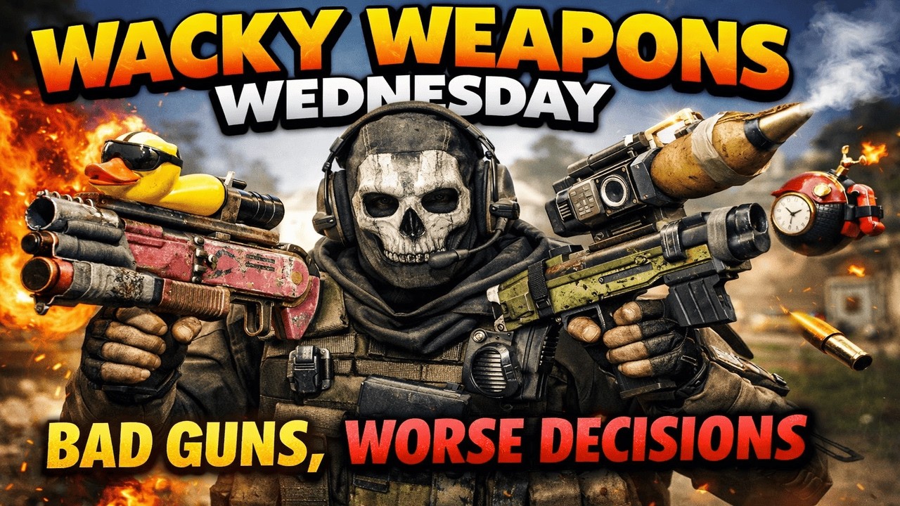 Live Now: 😂 Wacky Weapons Wednesday | Bad Guns, Worse Decisions!!!! On our way to 400 Subs!