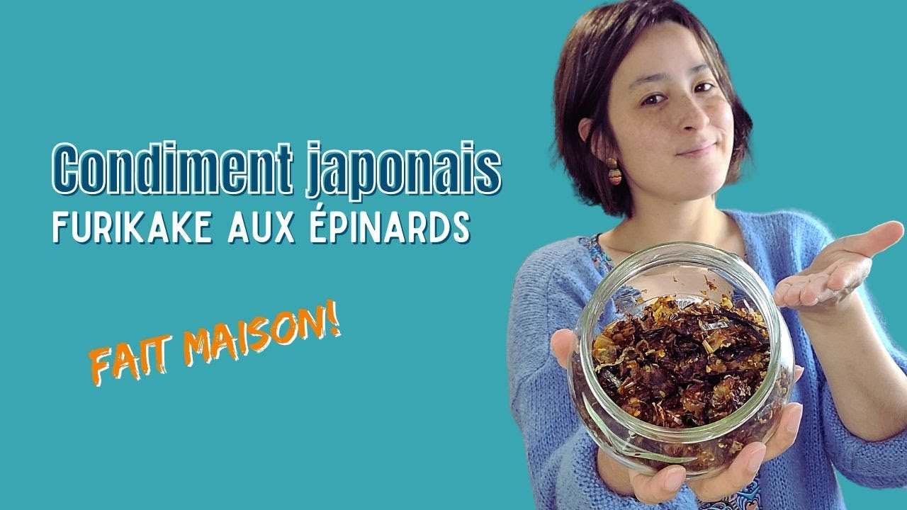 Condiment japonais: Furikake aux épinards