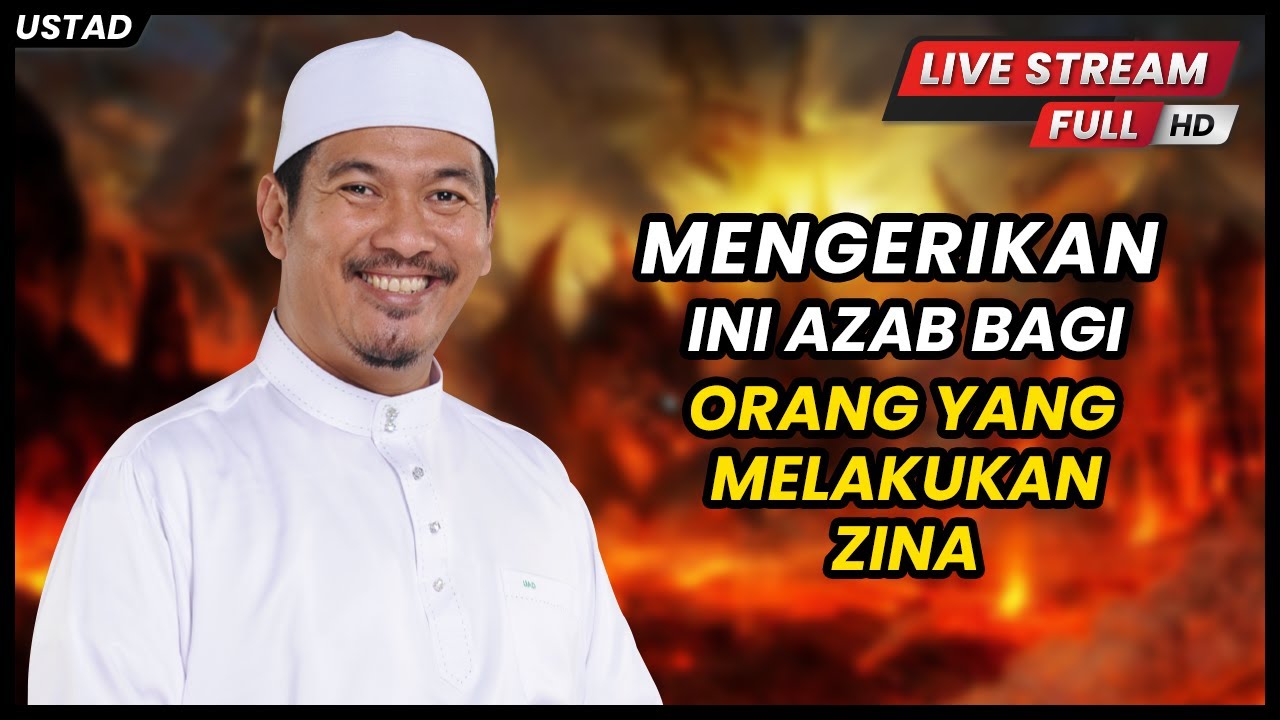 MENGERIKAN, INI AZAB BAGI ORANG YANG MELAKUKAN ZINA| Ustaz Ahmad Dusuki Abd Rani #USTAD