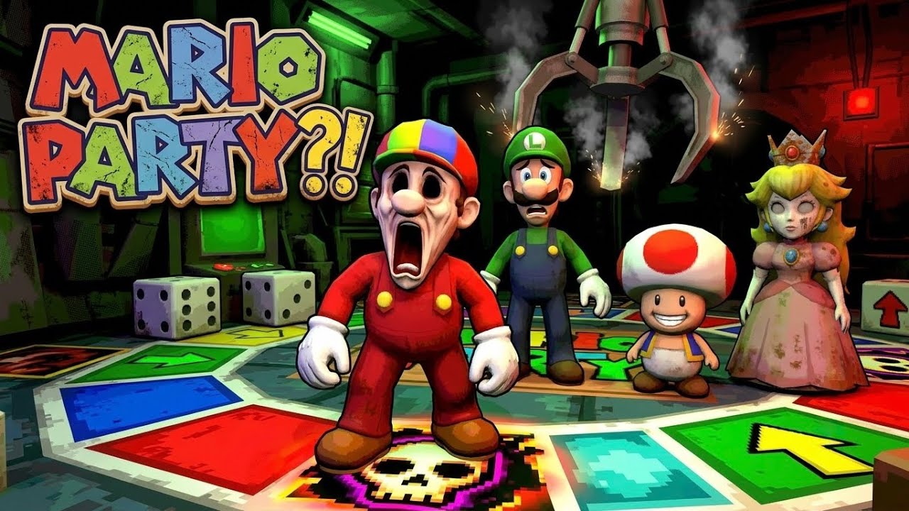 MARIO PARTY BUT IT'S A HORROR GAME??