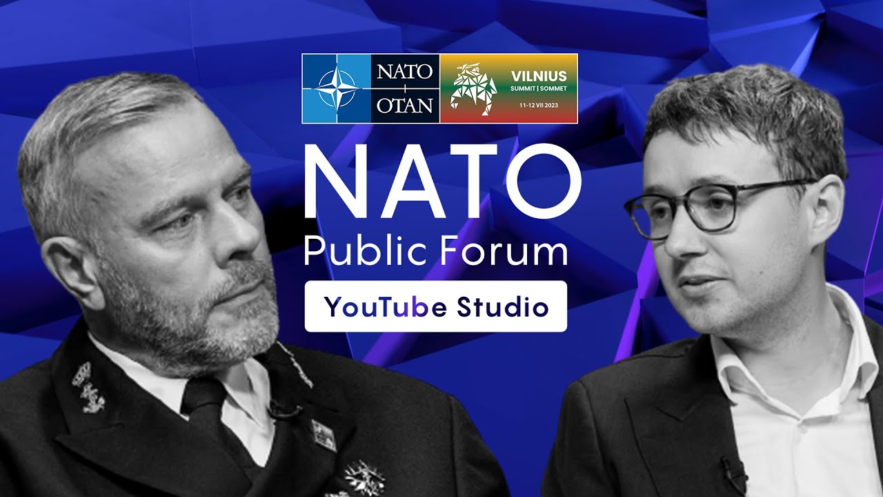 NATO Public Forum YouTube Studio | Jack Kelly meets Adm. Rob Bauer, Chair of NATO Military Committee