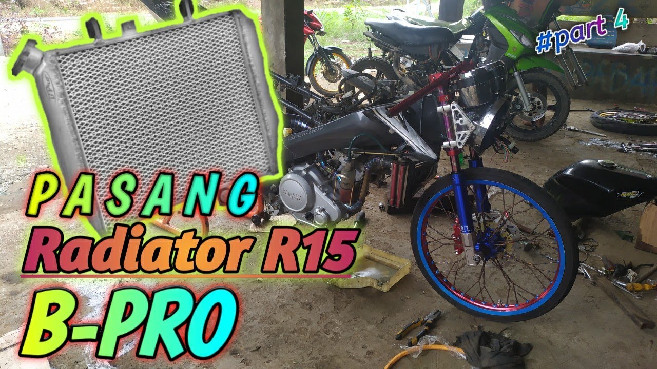 LANGSUNG CLEPPP! CARA PASANG RADIATOR R15 BPRO di VIXION OLD|MODIFIKASI VIXION #part4