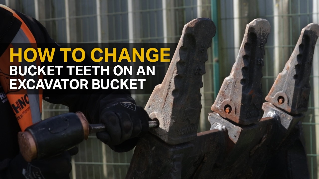 HOW TO: Change Bucket Teeth on an Excavator Bucket!