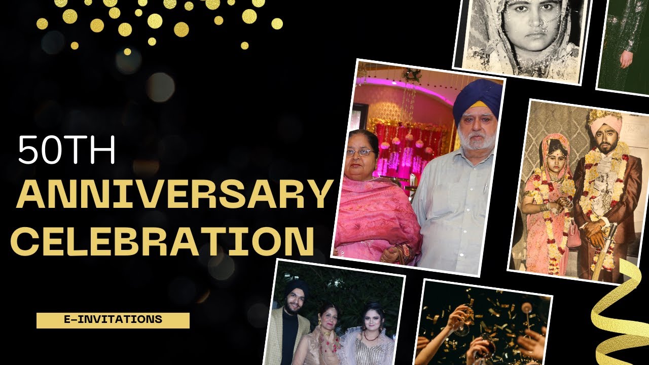 50th Anniversary Celebration|Golden Jubilee Celebration| Mr. and Mrs. Kalra | Punjabi couple \ Sikh