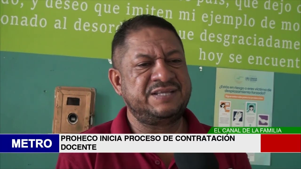PROHECO INICIA PROCESO DE CONTRATACIÓN DOCENTE