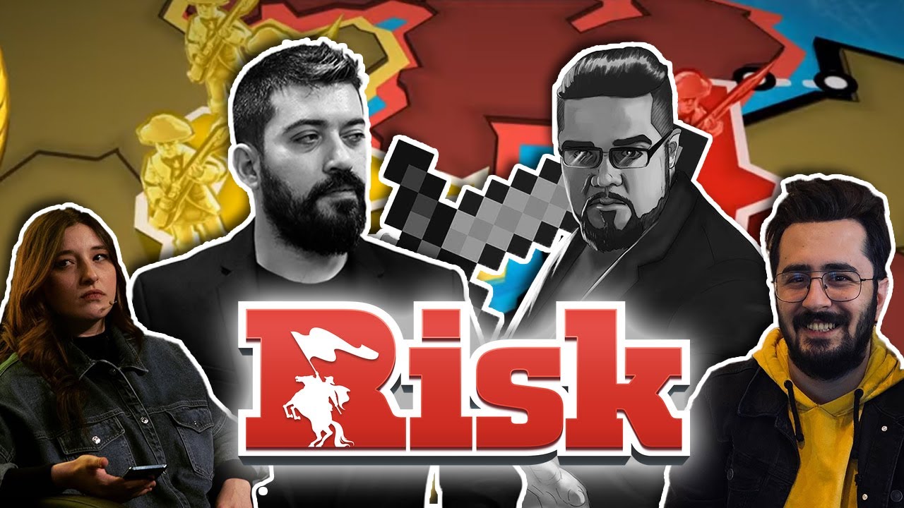 SUNGUR YARIN YOKMUŞ GİBİ SAVUNUYOR !! | Risk w/ Pqueen, CanSungur, EasterGamers