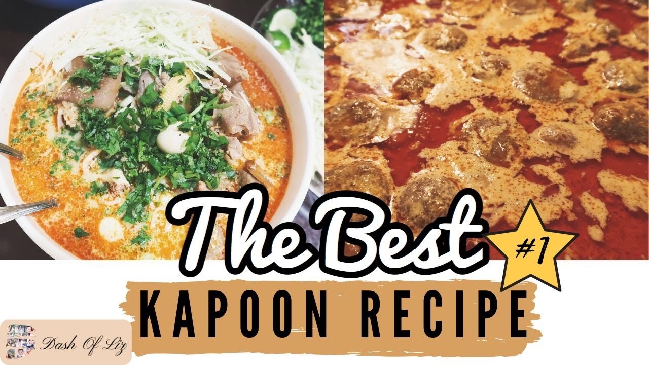 THE BEST KAPOON (Khaub Poob) RECIPE | How To Make Hmong Red Curry Noodle Soup | Cook With Me