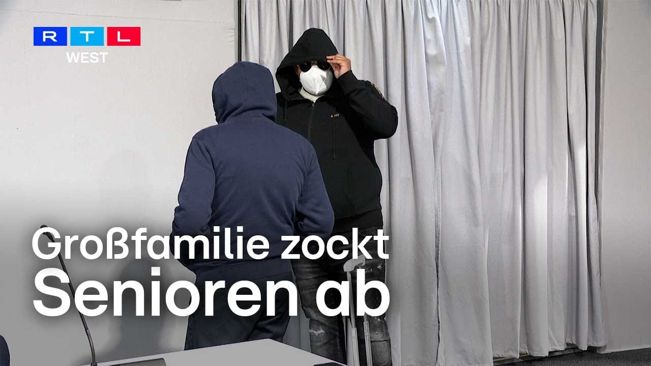 Großfamilie vor Gericht – geständige Angeklagte zockten Senioren ab | RTL WEST