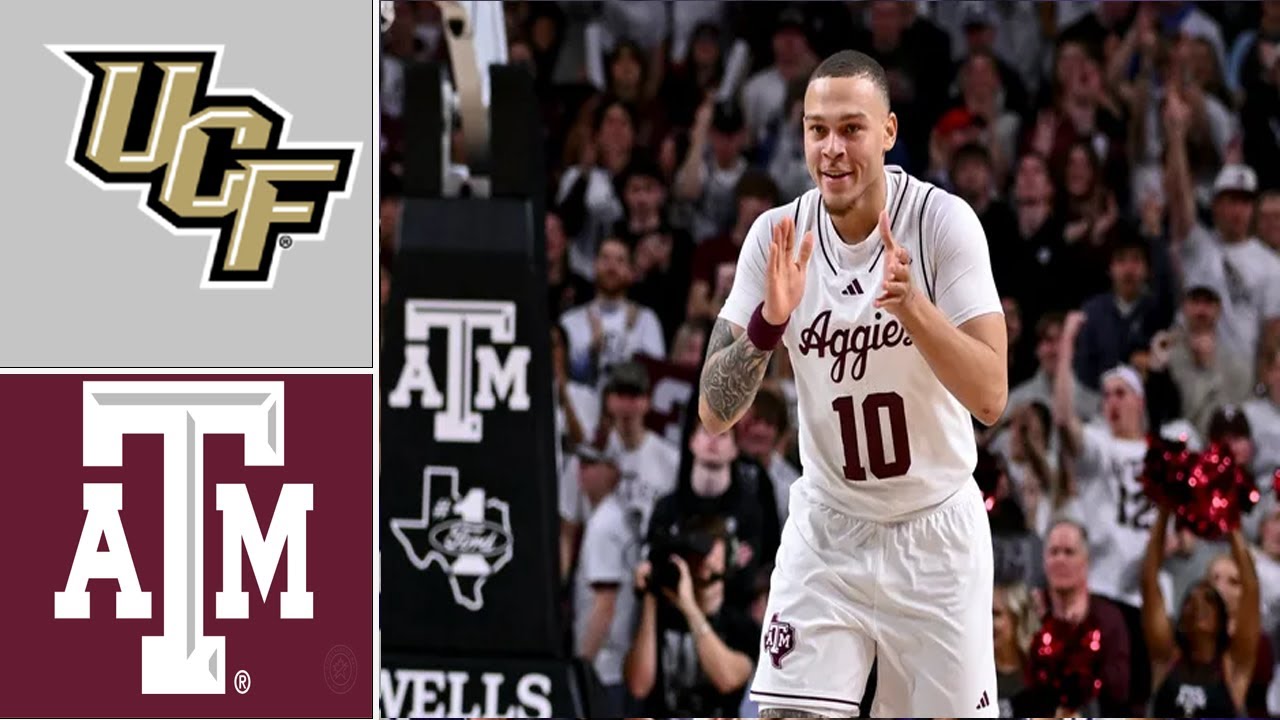 Полные обзоры матча Texas A&M против UCF | Студенческий баскетбол 2025 | Баскетбол NCAA 2025