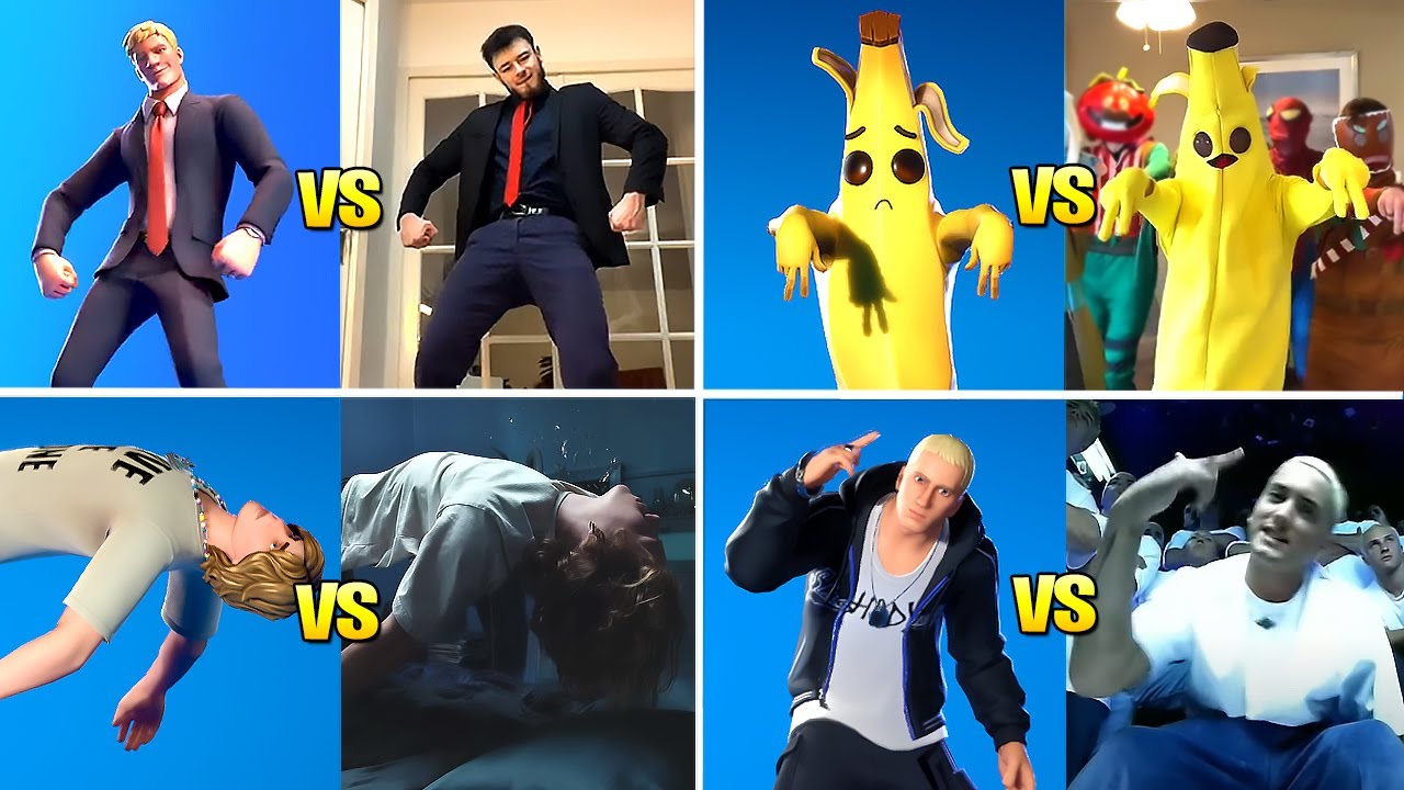 TOP 50 FORTNITE DANCES IN REAL LIFE