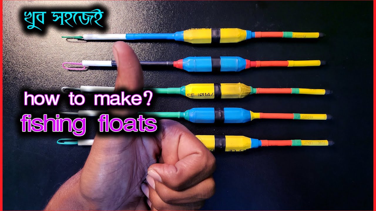 how to make fishing floats || very easy fishing float || upgraded version fishing floats ||