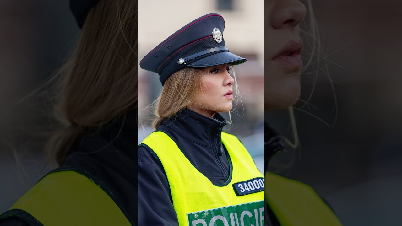 If all cops looked like her, noone would resist arrest 😍 #cop #police