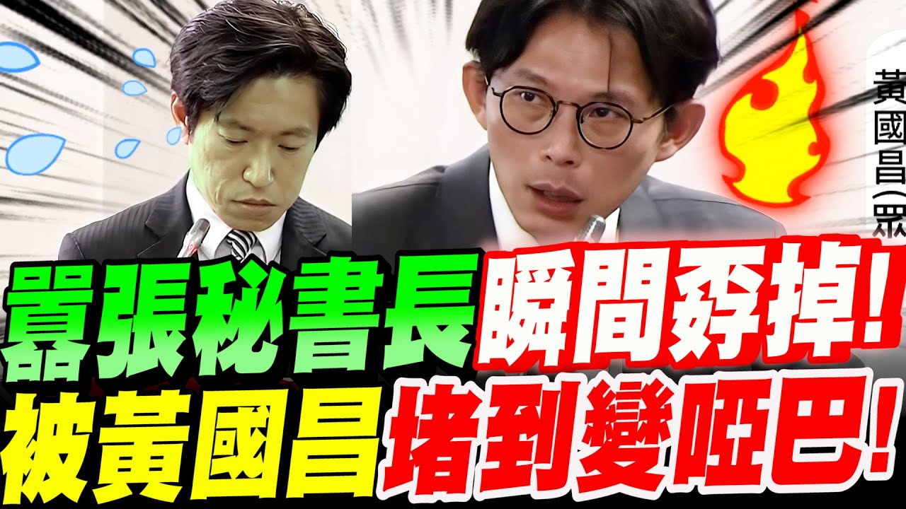 【全字幕】囂張秘書長瞬間孬掉！遭黃國昌堵到變啞巴！立法院質詢行政院秘書長－張惇涵  司法法制委員會#不副署
