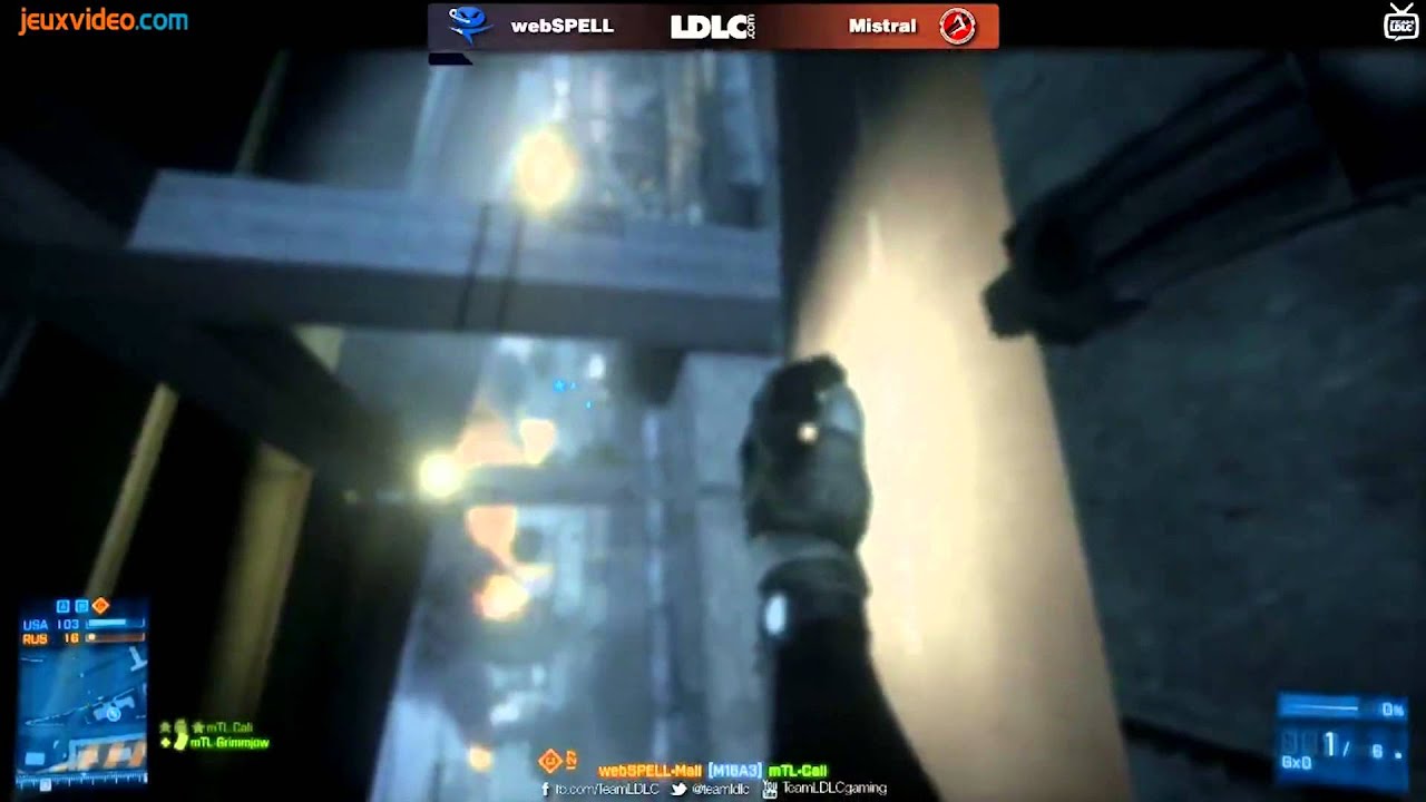 Coupe de France Battlefield 3 PC : webSPELL vs MISTRAL - Poule