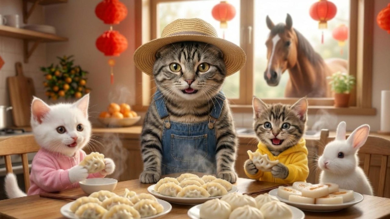 Making Lunar New Year Food Together 🥟🧧 | A Cozy Family Story