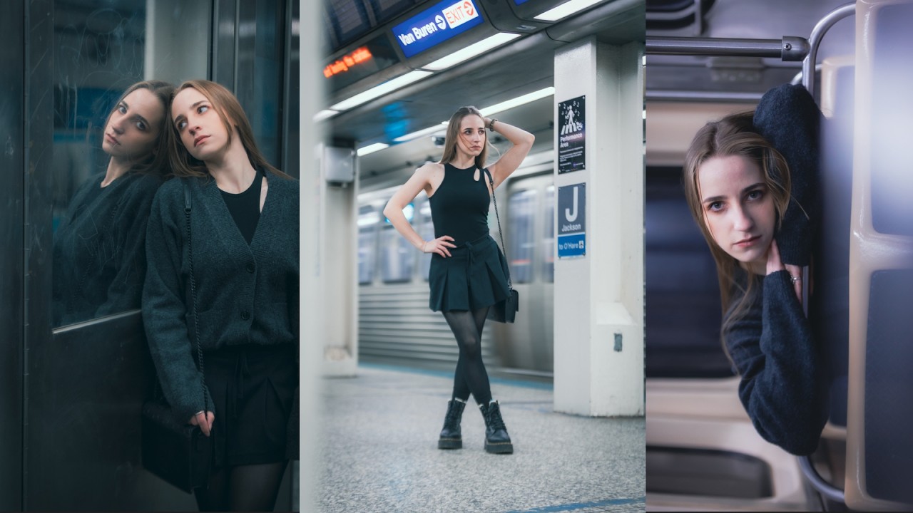 Chicago Subway Photoshoot | Every Corner Holds a Scene
