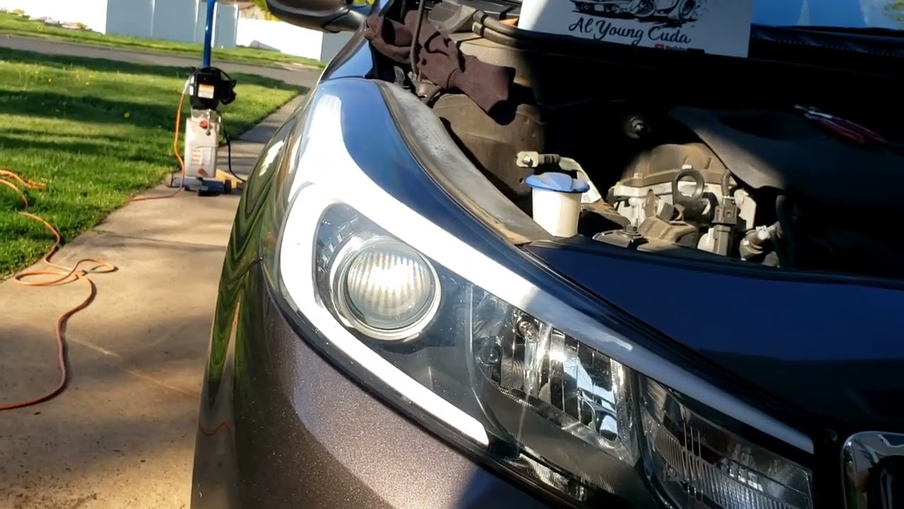 Kia Forte Low Beam Headlight Bulb Replacement H7 DIY 2017 and Other Years Too