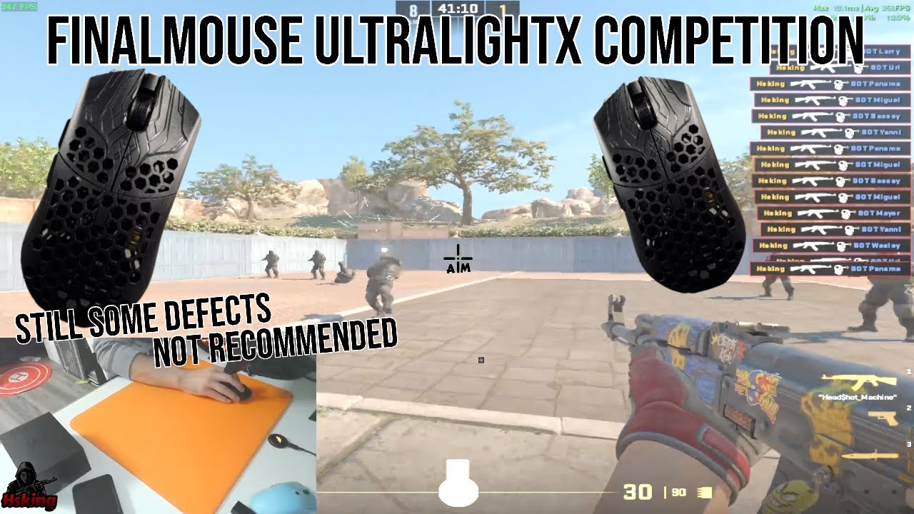 Finalmouse UltralightX Competition Review on CS2 (Still Some Defects)
