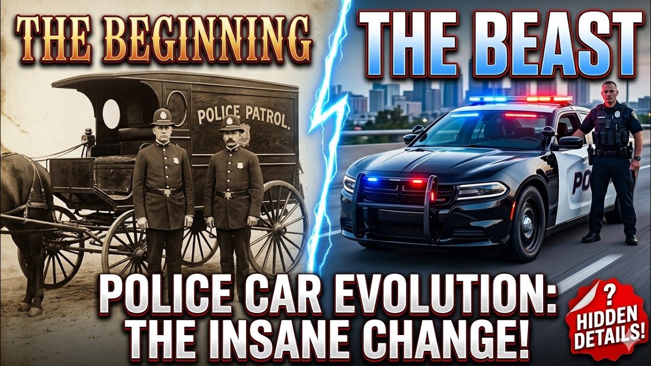 Police Cars Then vs Now  *  The Evolution of Police Cars 