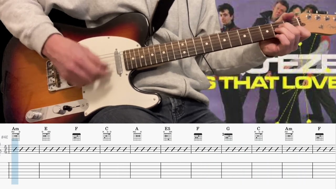 Is That Love? - Squeeze - Guitar Cover & Tab including solo
