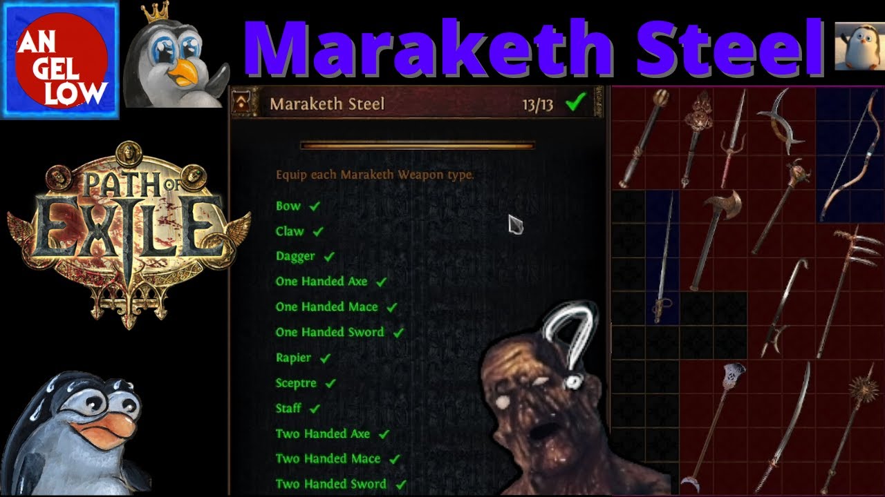 Path of Exile: Maraketh Steel Achievement!