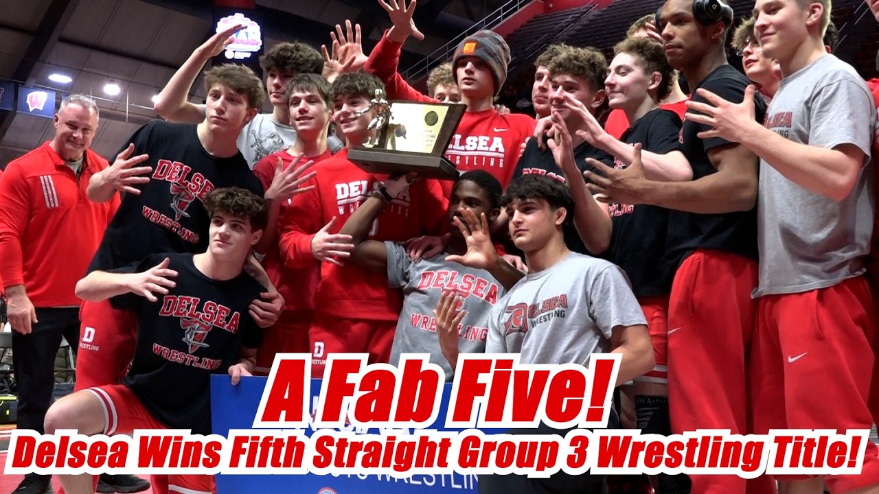 Delsea 51 Brick Memorial 22 | Group 3 State Wrestling Championship | Crusaders Win 5 In A Row!