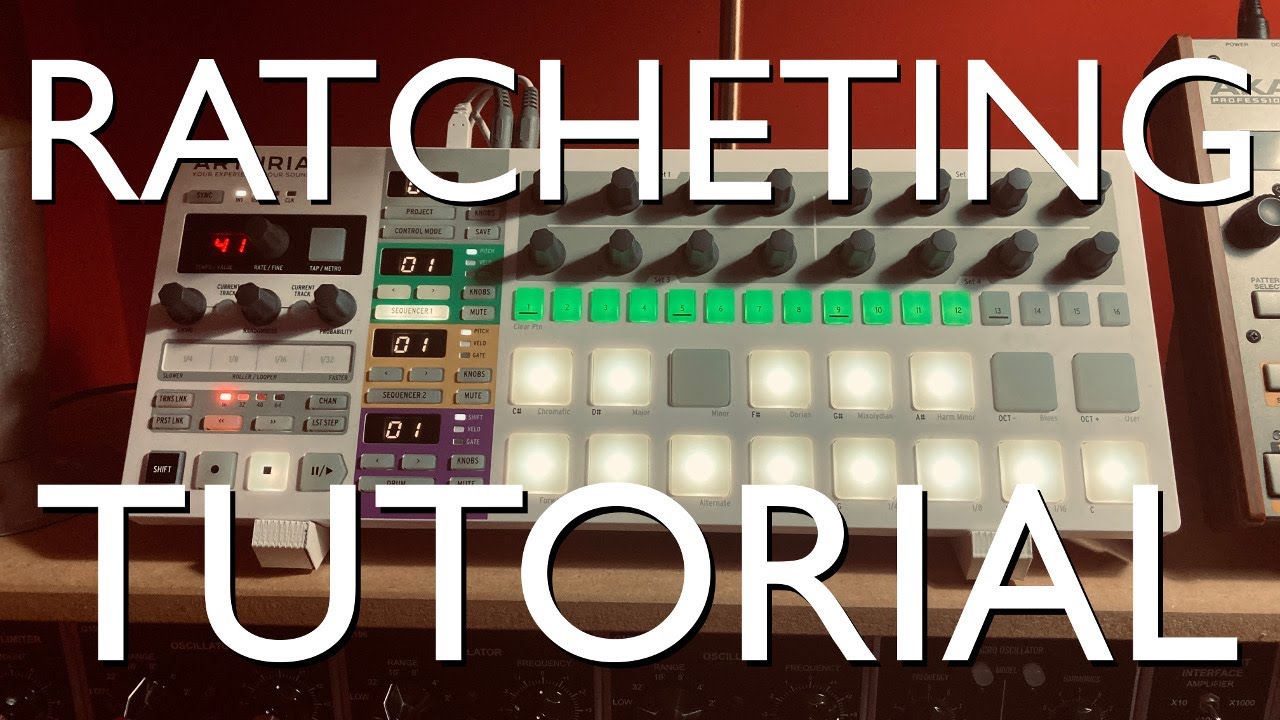 How to 'ratchet' with the Arturia Beatstep Pro