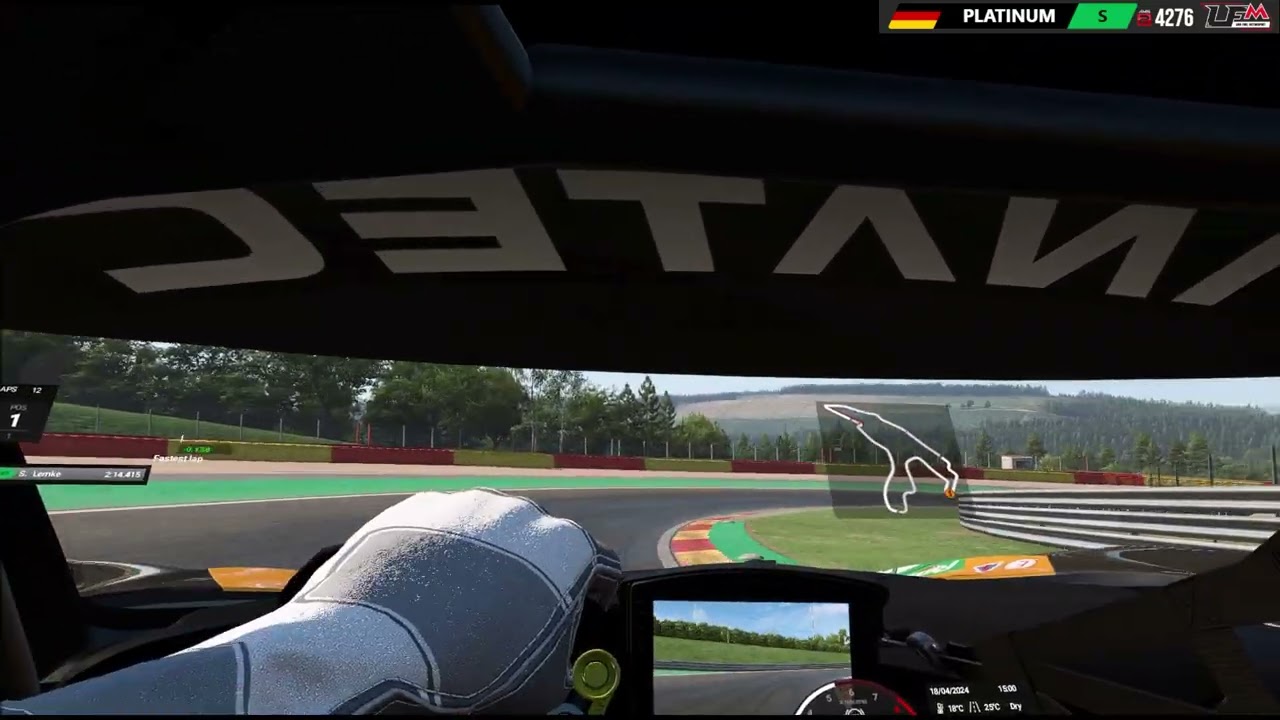McLaren GT3evo @Spa