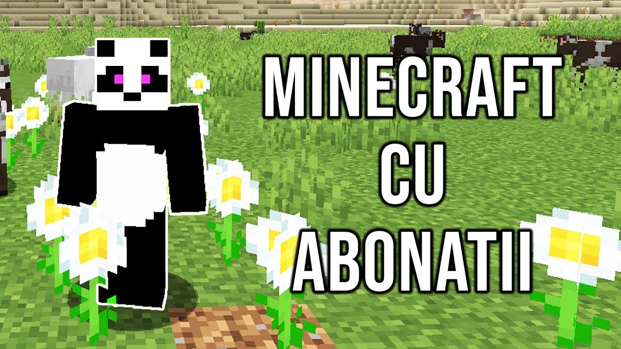 [LIVE] MINECRAFT CU ABONATII | FACEM 20K de PANDALINI?