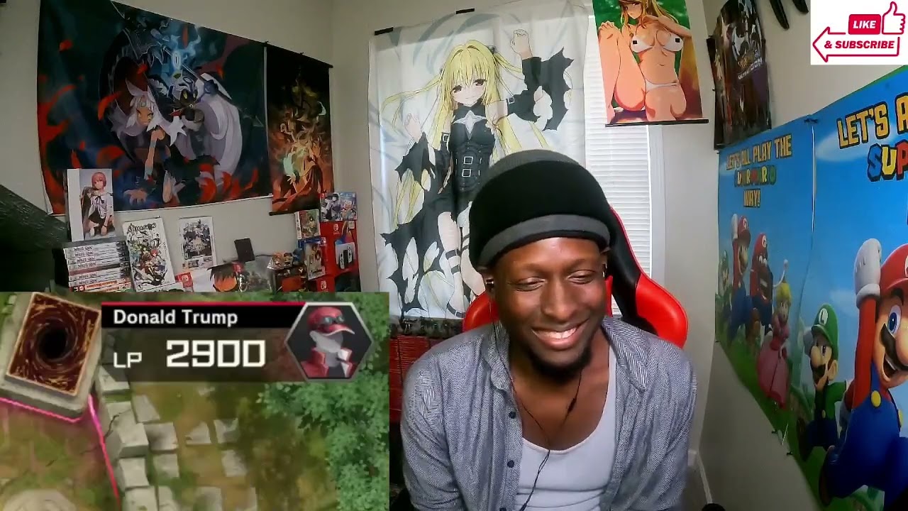 Barack Obama Dark Magician vs Donald Trump Blue Eyes in Yu Gi Oh! Master Duel! Cross Reaction
