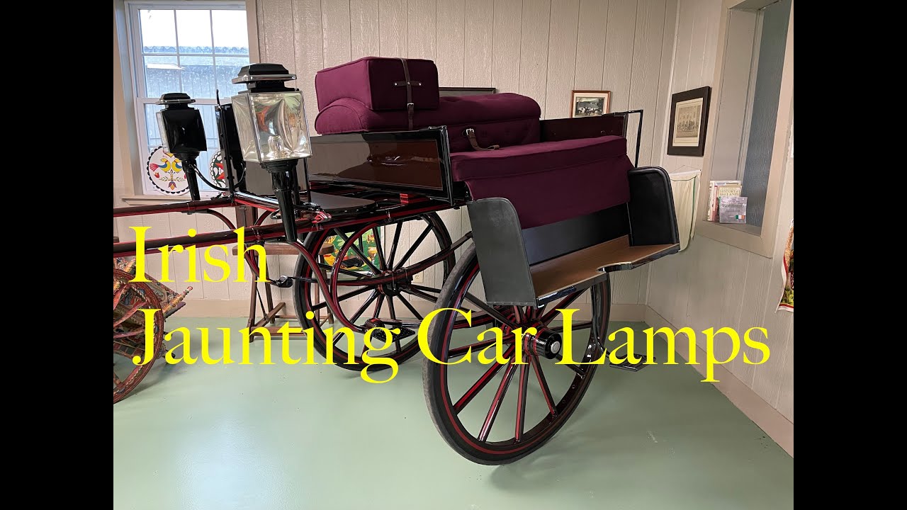 Antique Irish Jaunting Car Lamps, The Luminary Shoppe