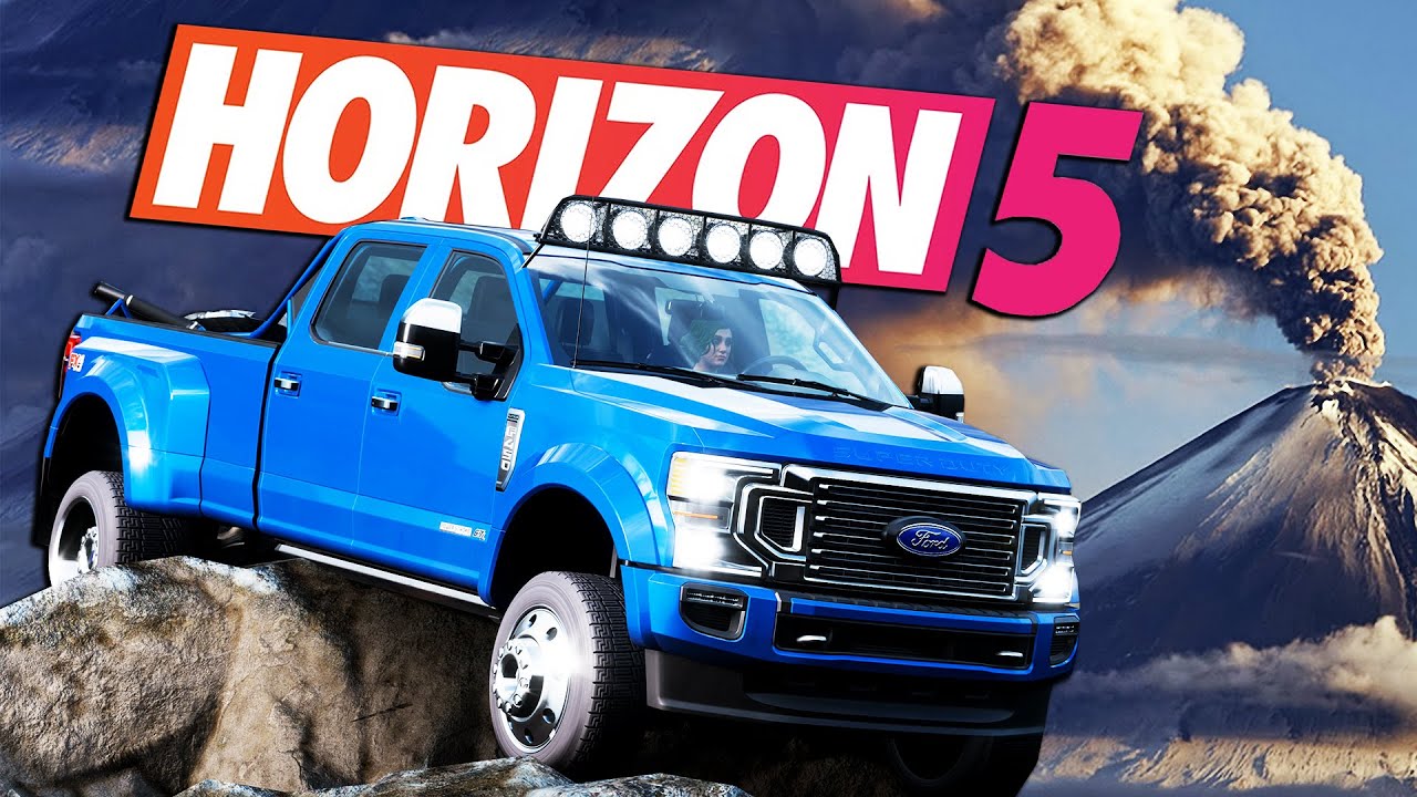 Forza Horizon 5 - WJEŻDZAMY NA WULKAN 🌋CZY DA SIĘ WJECHAĆ DO LAWY? 🧐 + ŚNIEG!!