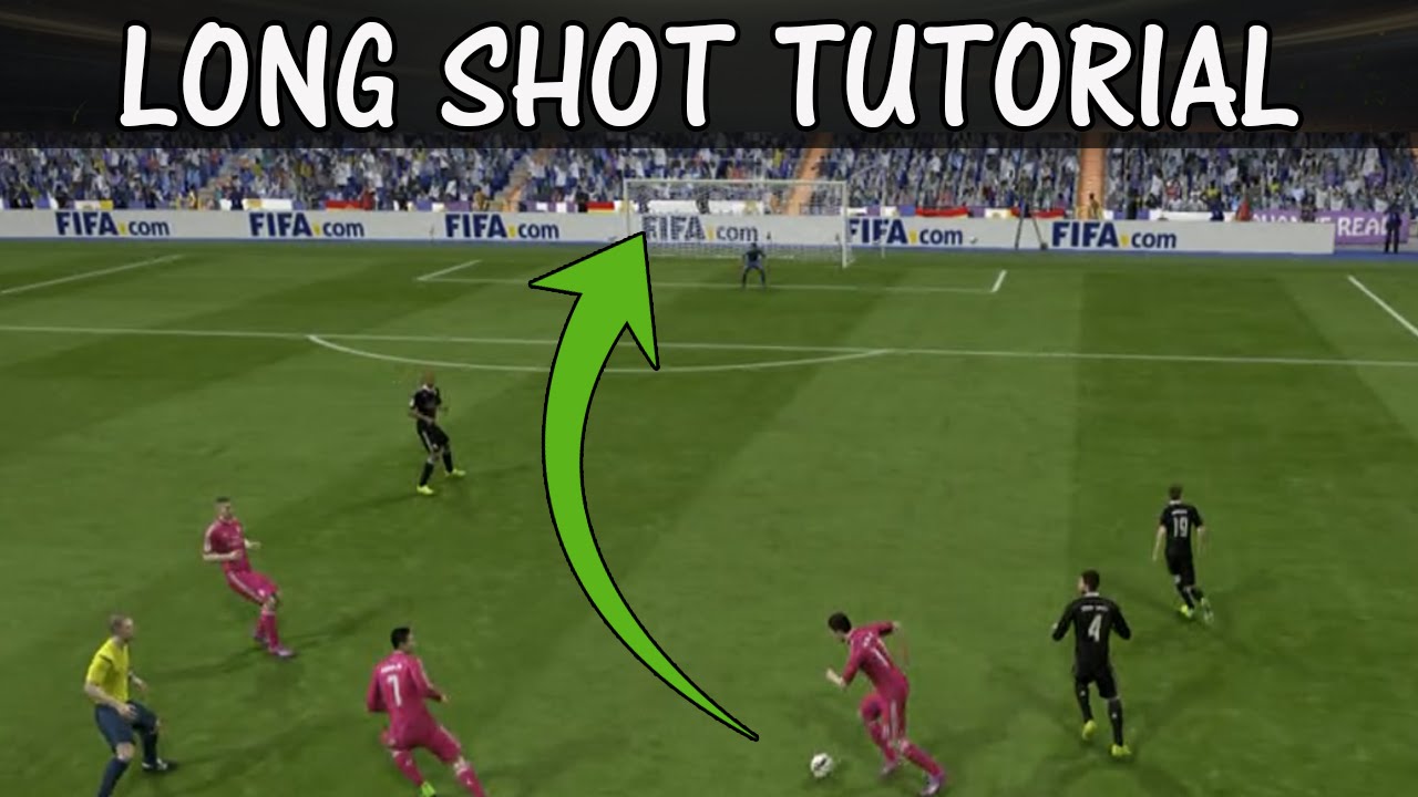 FIFA 15 LONGSHOT TUTORIAL / How to score goals from long distance / Shooting Tricks / FUT & H2H