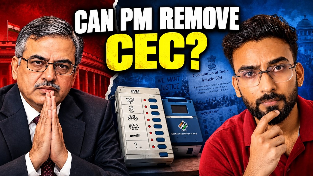 Can PM Remove CEC? | Constitution SIR Controversy & T.N. Seshan Explained #chiefelectioncommissioner
