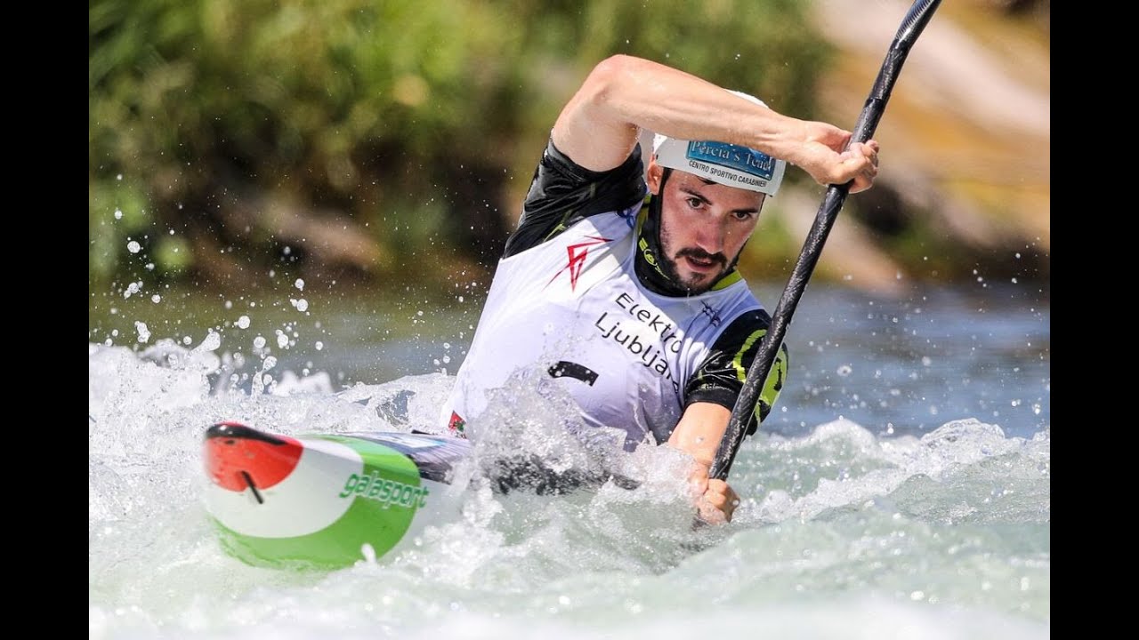 Giovanni De Gennaro (Ita) winning run  - 2019 ICF Slalom World Cup3, Tacen (Slovenia)