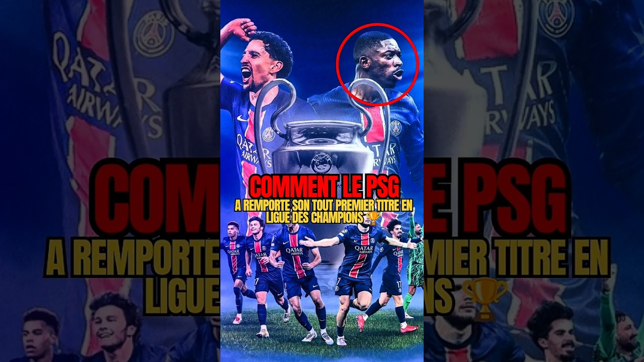 Comment le PSG a remporté son tout premier titre en Ligue des champions en écrasant l’Inter 5–0. 😳🏆