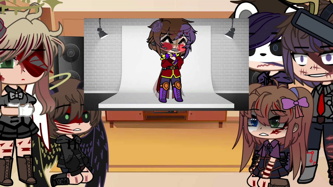 The Afton famil reacts to Bryan’s AU || Afton family || TFF || Wolfieships U ||