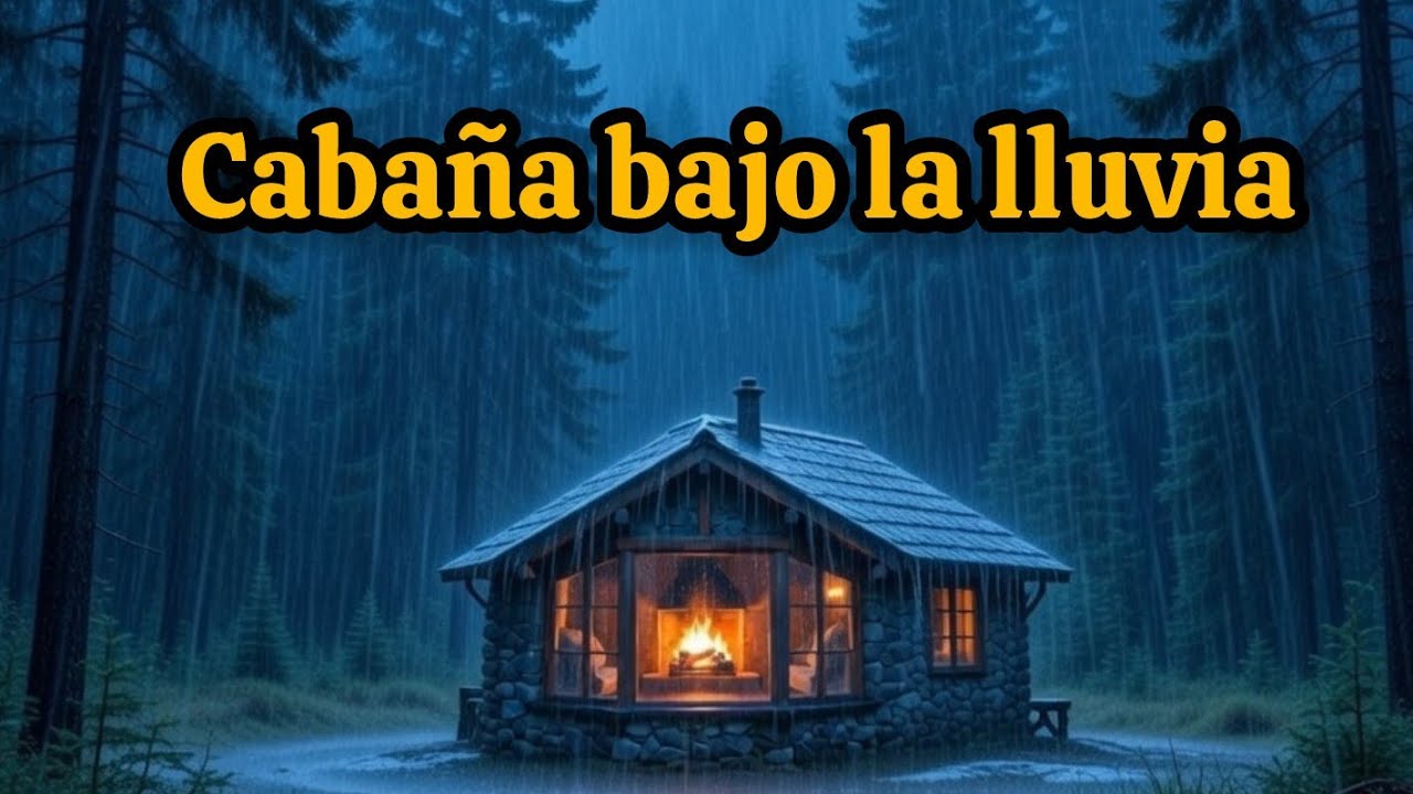 Caba&ntilde;a en el Bosque con Lluvia 🌧️ 2 Horas de Relajaci&oacute;n