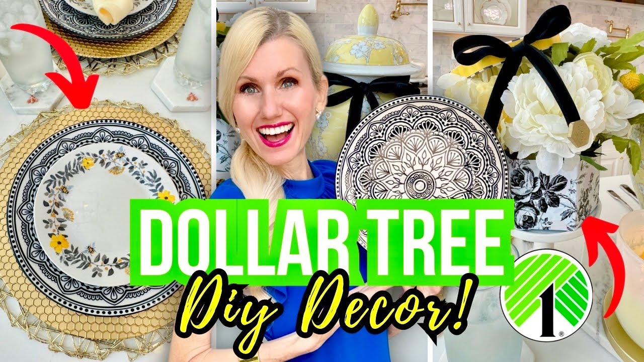 CAN *DOLLAR TREE* ITEMS LOOK This LUXE? EASY DIY HOME DECOR IDEAS!