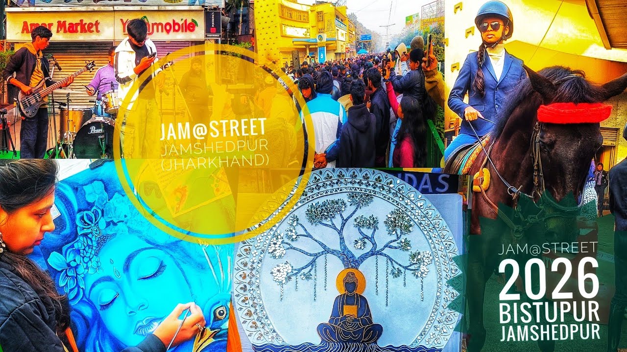 Jam@Street 2026 Bistupur Jamshedpur (Jharkhand ) #rkrvlogs777 