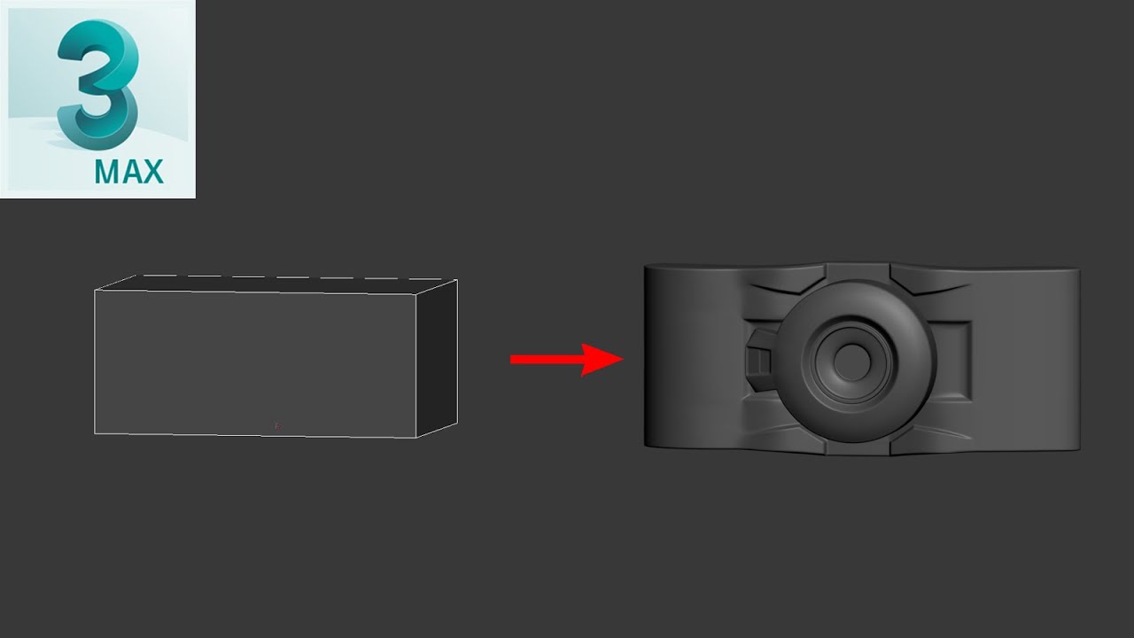 #034 3ds Max : Hard Surface modeling (Part 3 of 100000000)