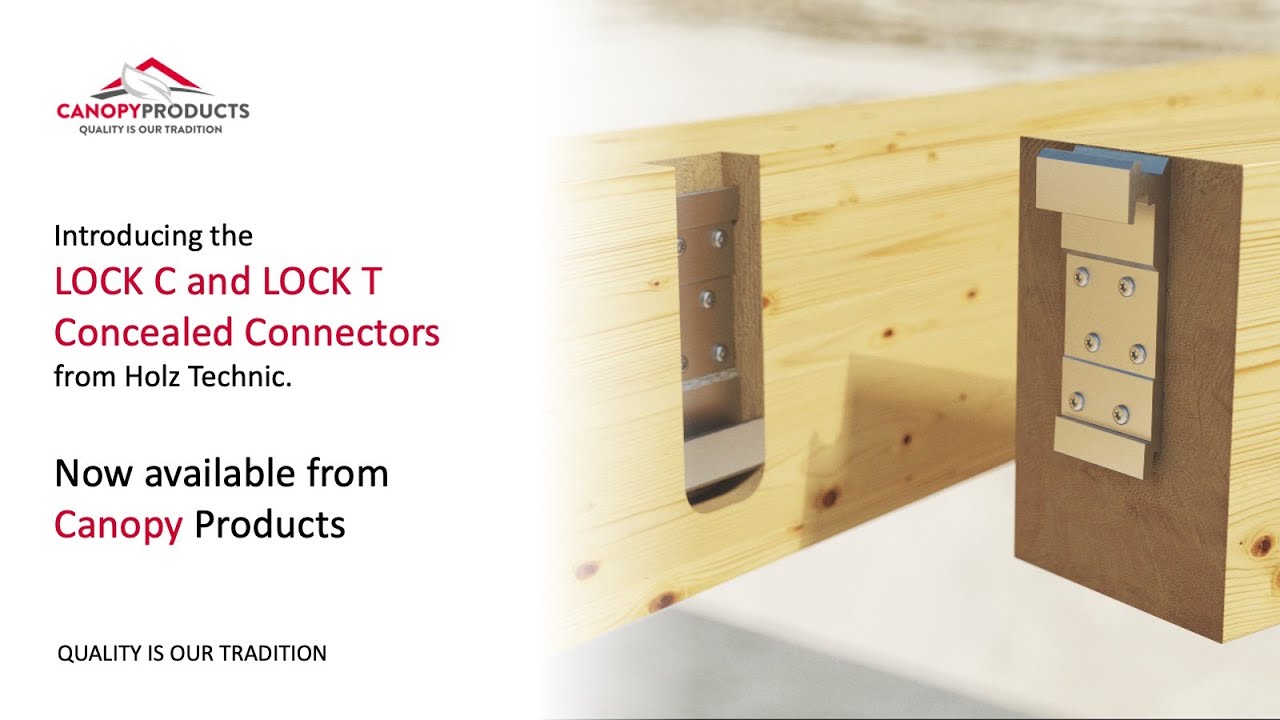 Holz Technic LOCK C and LOCK T available from Canopy Products Ltd