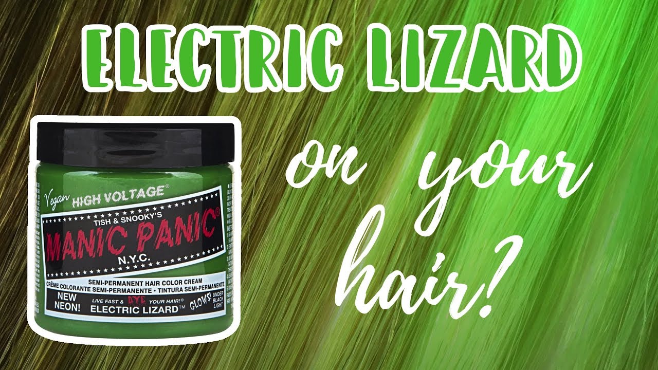 Manic Panic ELECTRIC LIZARD | Hair level swatches