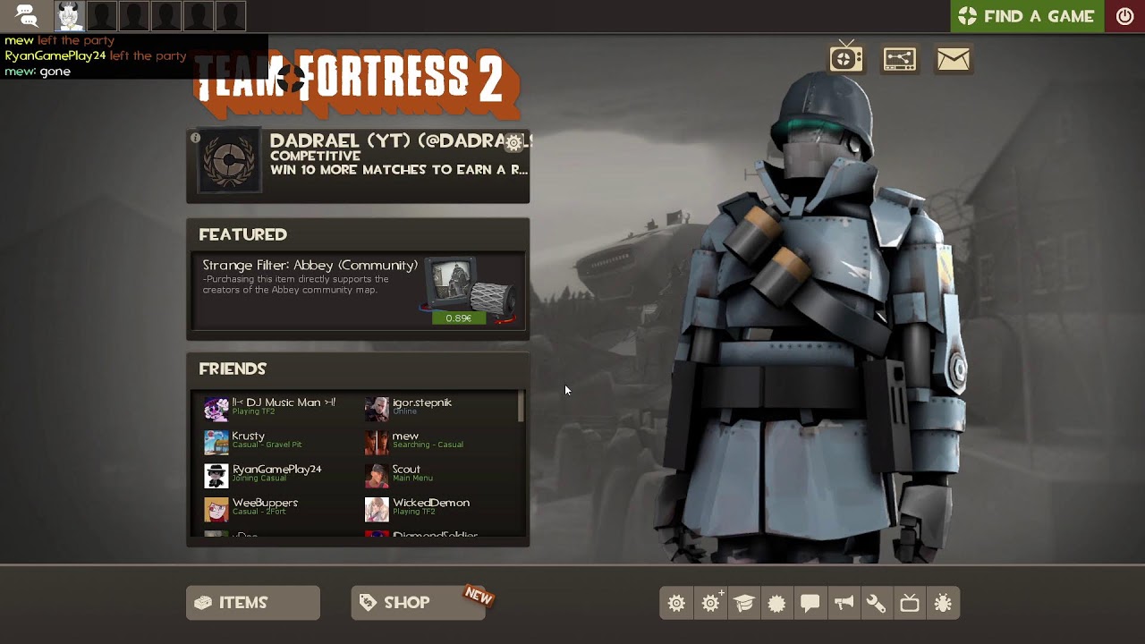 Thursday Team fortress With Dadrael 1