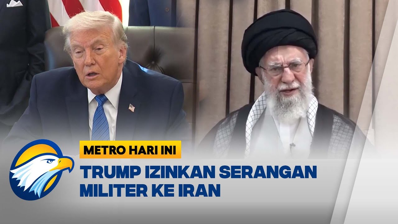 Trump Buka Opsi Serangan Militer Ke Iran Akhir Pekan - [Metro Hari Ini]