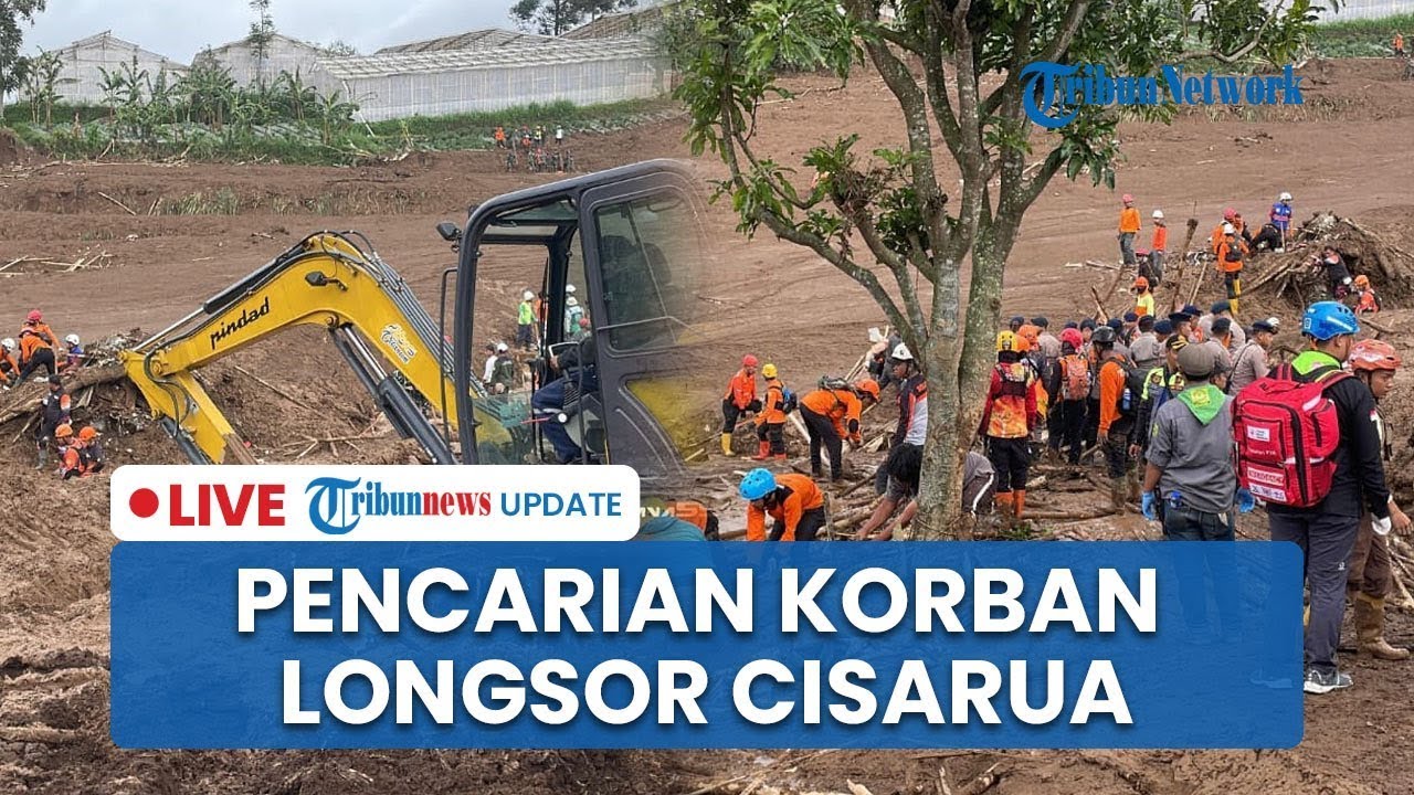 🔴LIVE: Pencarian Hari Ketiga Korban Longsor Cisarua, 17 Jenazah Sudah Teridentifikasi