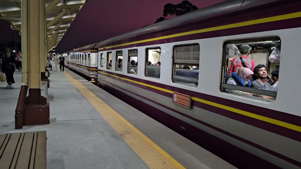 รถเร็ว 169 จอดบ้านโป่ง Rapid train 169 Krungthep Aphiwat - Yala