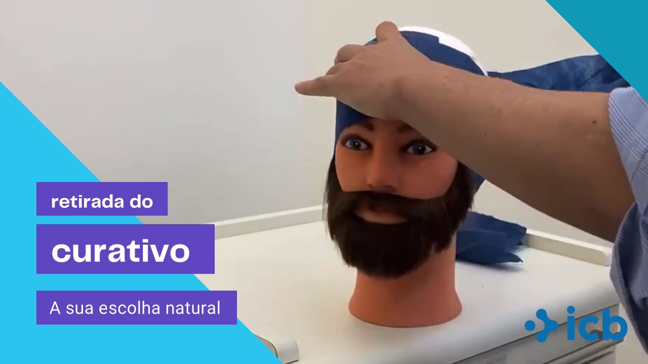 Curativo pós Transplante Capilar - Como Remover?