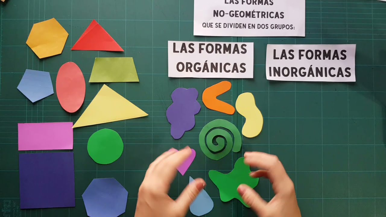 &iexcl;TIPOS DE FORMAS! Geom&eacute;tricas - Org&aacute;nicas - Inorg&aacute;nicas